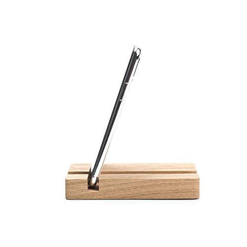 RK Wood Mobile Phone/Tablet Holder for Desk and Table - Wood Mobile