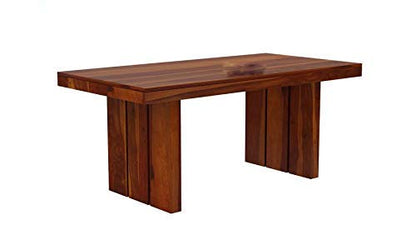 RK WOOD Sheesham Wood 6 Seater Dining Table Set With 4 Chairs & 1