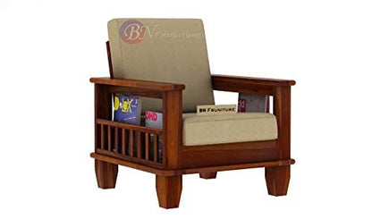 RK DECK Solid Sheesham wood Stylish and comfortable sofa set for home