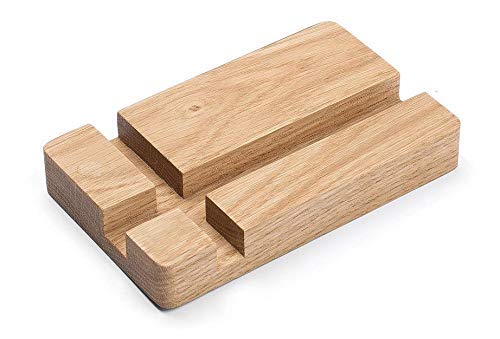 RK Wood Mobile Phone/Tablet Holder for Desk and Table - Wood Mobile