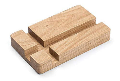 RK Wood Mobile Phone/Tablet Holder for Desk and Table - Wood Mobile