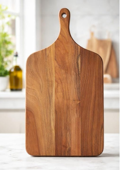 RK WOOD Anti-Bacterial Solid Neem Wood Chopping Board | Natural &