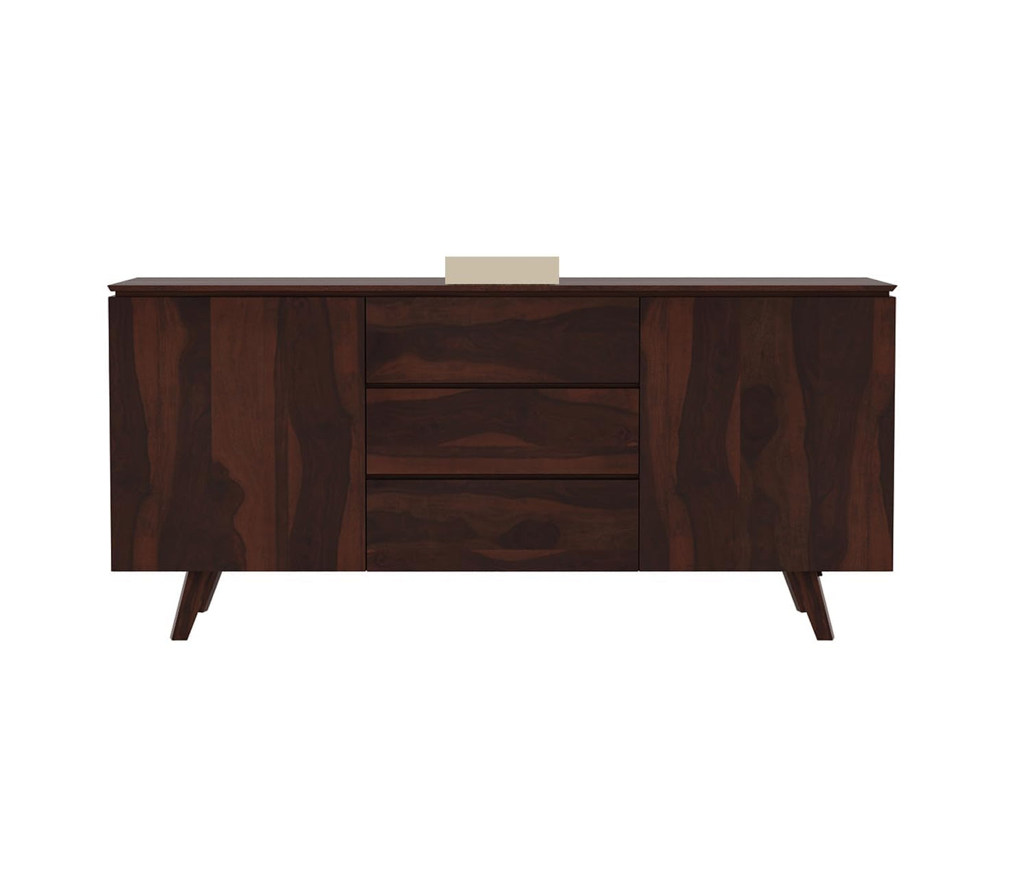 RK Wood Solid Sheesham Wood Sideboard Cabinet Wooden Storage Buffet