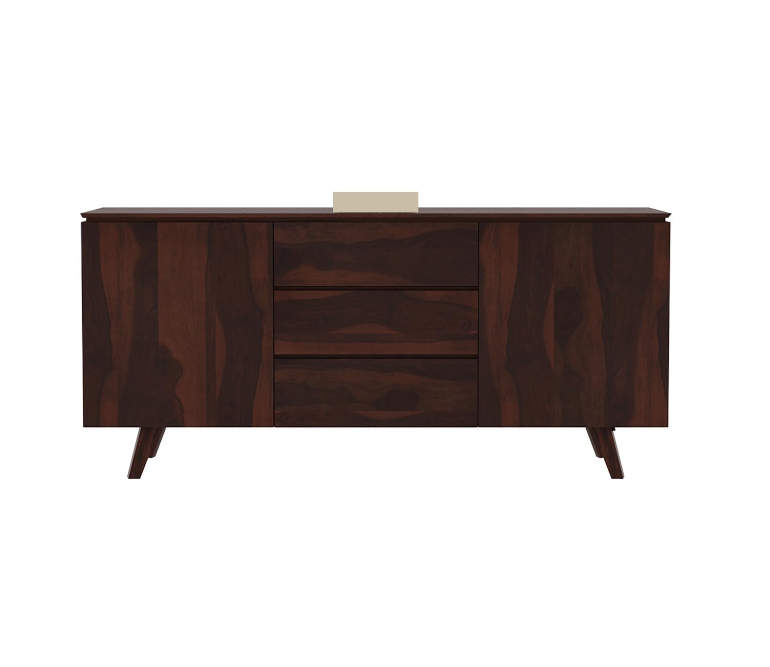RK Wood Solid Sheesham Wood Sideboard Cabinet Wooden Storage Buffet