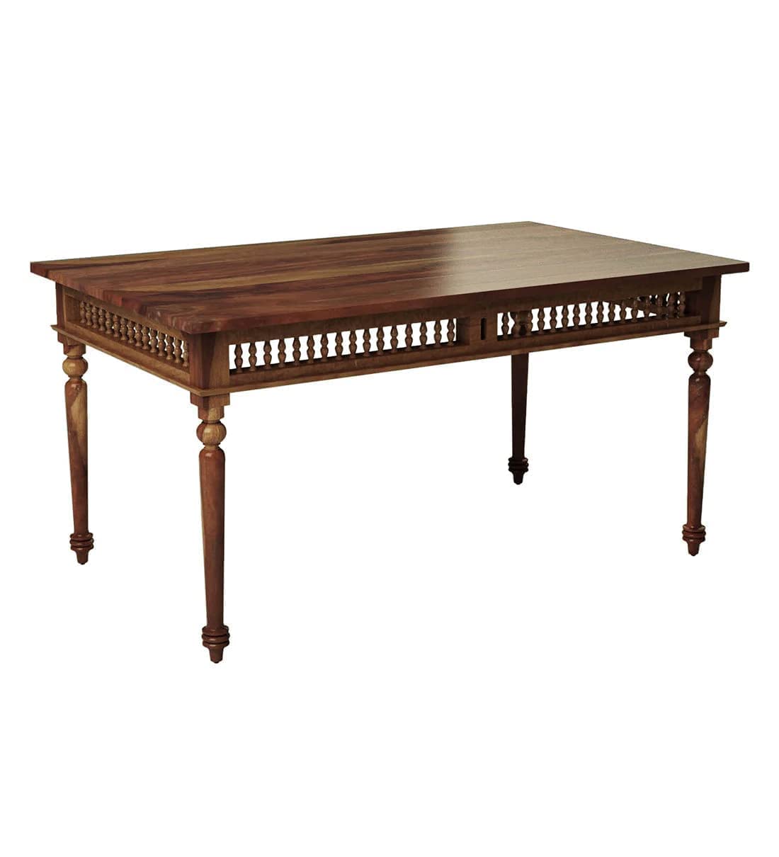 RK Wood Solid Sheesham Wood 6 Seater Dining Table Set with Chairs &