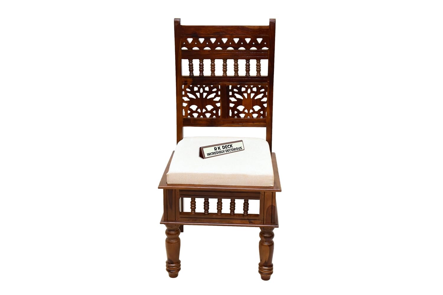 RK Wood Solid Sheesham Wood 4 Seater Dining Table Set for Home |