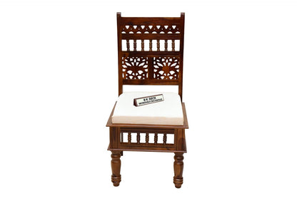 RK Wood Solid Sheesham Wood 4 Seater Dining Table Set for Home |