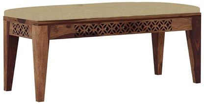 RK WOOD Sheesham Wood 6 Seater Dining Table Set with Bench & 4 Chairs,