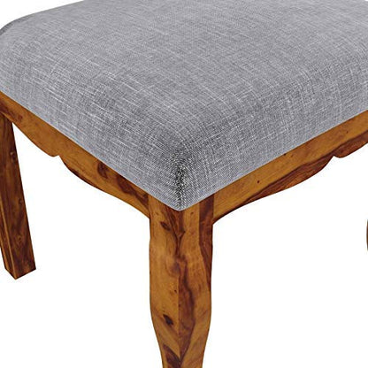 RK Wood Sheesham Wood Dining Table with 2 Chairs - Provincial Teak