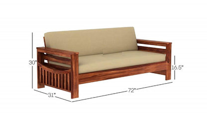 RK DECK Solid Sheesham wood Stylish and comfortable sofa set for home