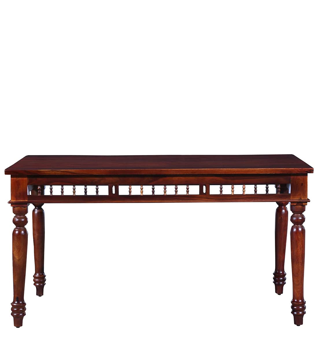 RK WOOD Solid Wood 6 Seater Dining Table Set with 4 Chairs & 1 Bench |