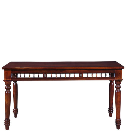 RK WOOD Solid Wood 6 Seater Dining Table Set with 4 Chairs & 1 Bench |