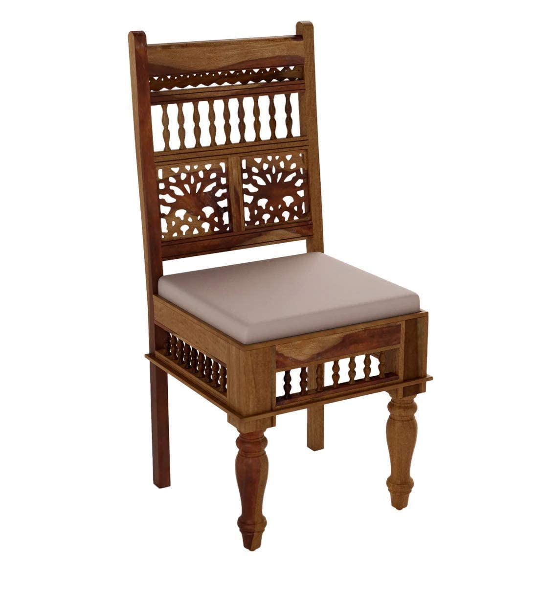 RK Wood Solid Sheesham Wood 6 Seater Dining Table Set with Chairs &