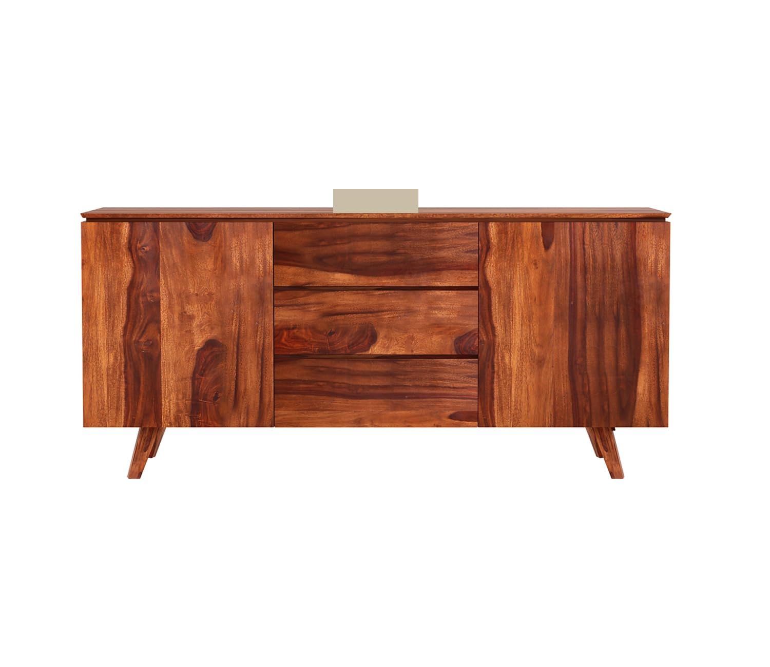 RK Wood Solid Sheesham Wood Sideboard Cabinet Wooden Storage Buffet