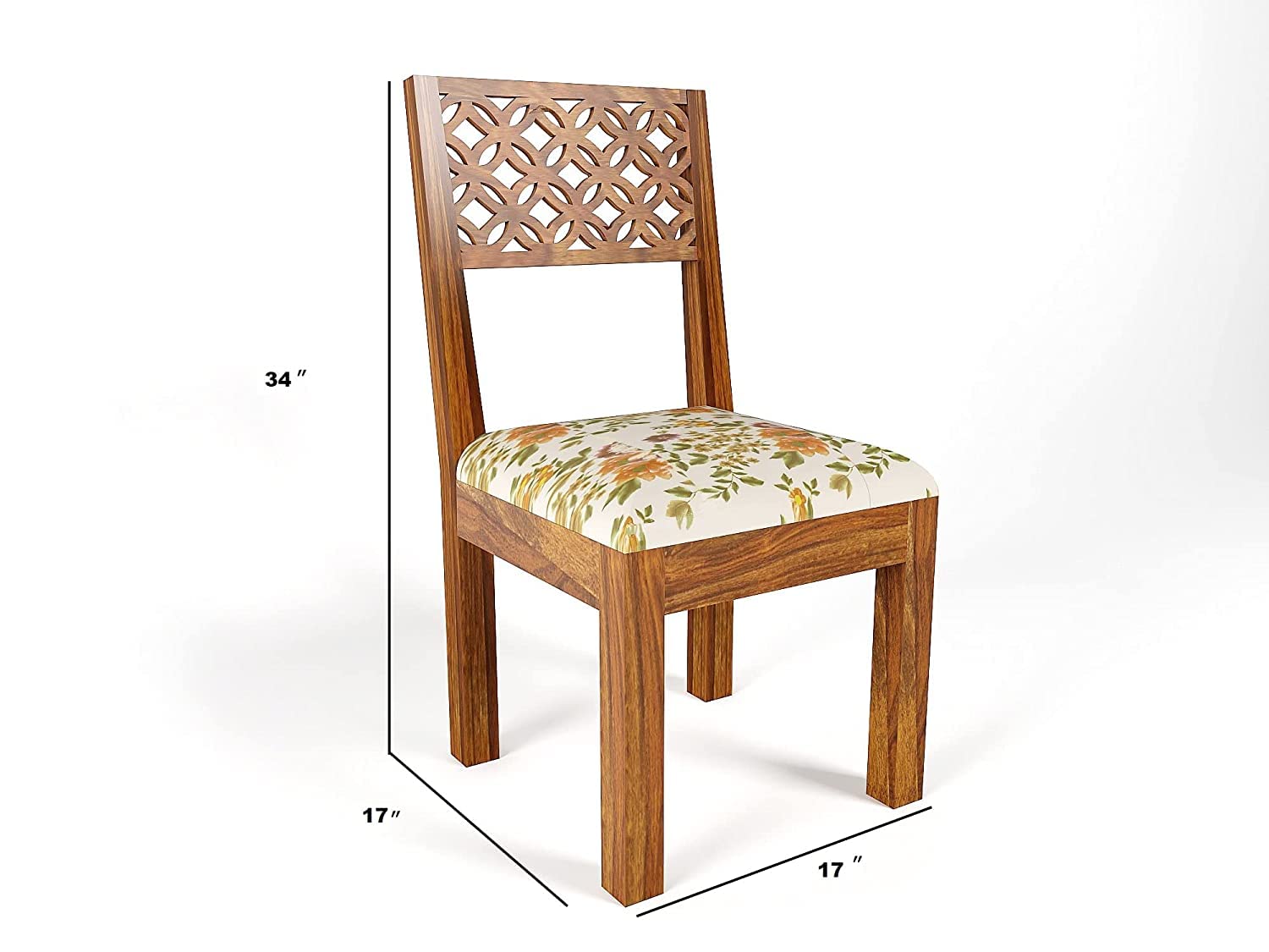 RK WOOD Solid Sheesham Wood Dining Table Set of 6 | Wooden 6 Seater