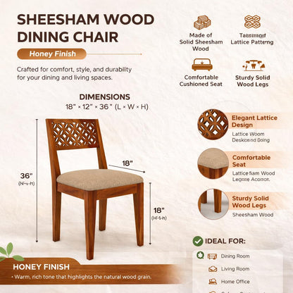 RK WOOD Solid Sheesham Wood Study Table with Chair for Students Laptop