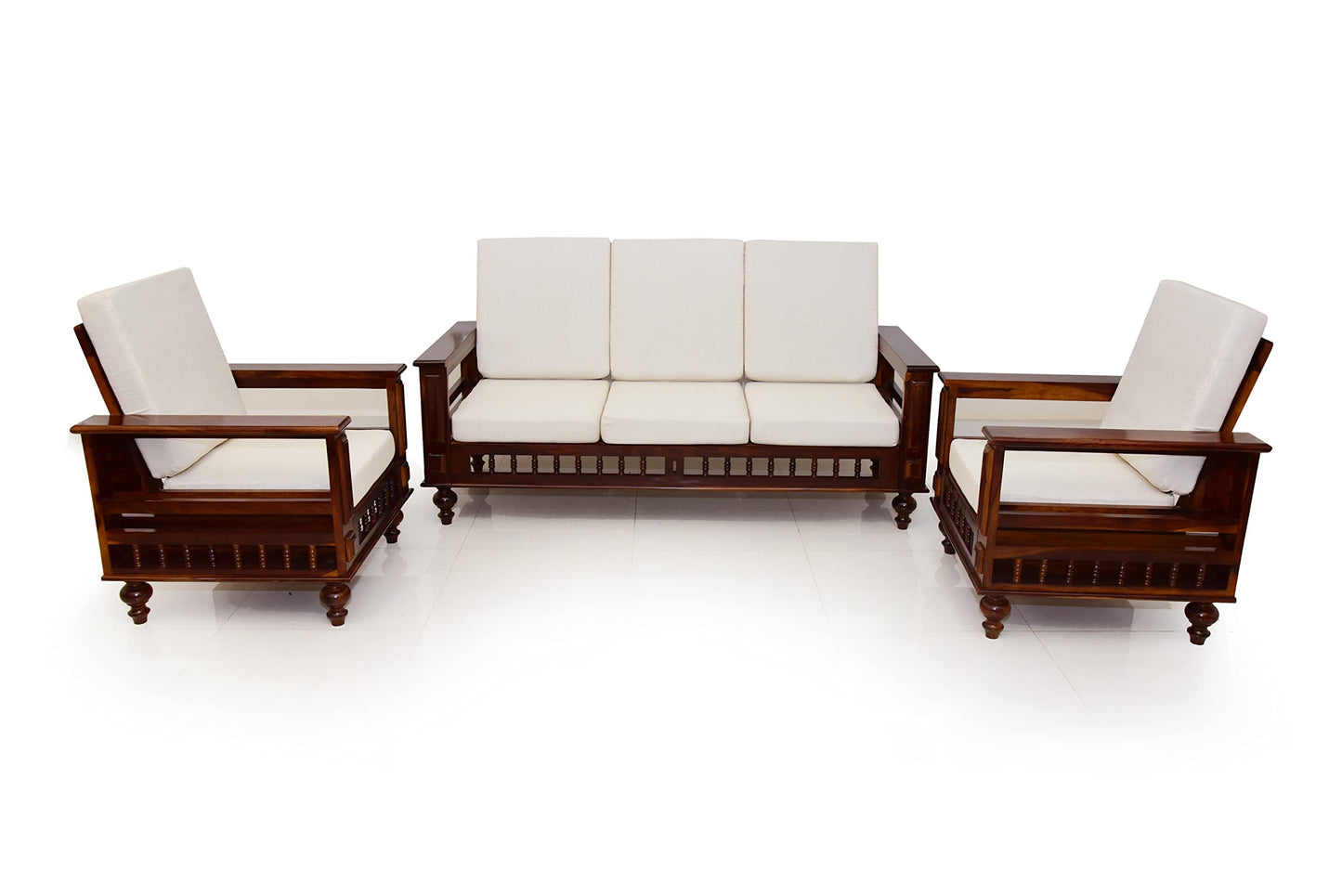 RK DECK Solid Sheesham wood Stylish and comfortable sofa set for home