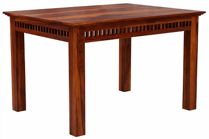 RK WOOD Solid sheesham Wood Dining Table Set of 4 | Wooden Dining
