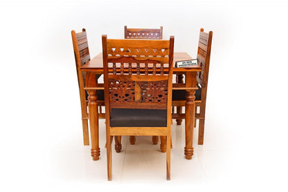 RK Wood Solid Sheesam Wood 4 Seater Dining Table Set | Dinning Table