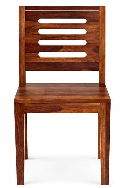 RK WOOD Sheesham Wood Dining Table with 4 Chair | 4 Seater Brown