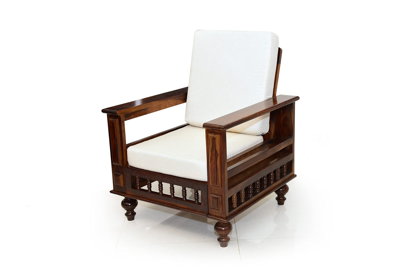 RK DECK Solid Sheesham wood Stylish and comfortable sofa set for home
