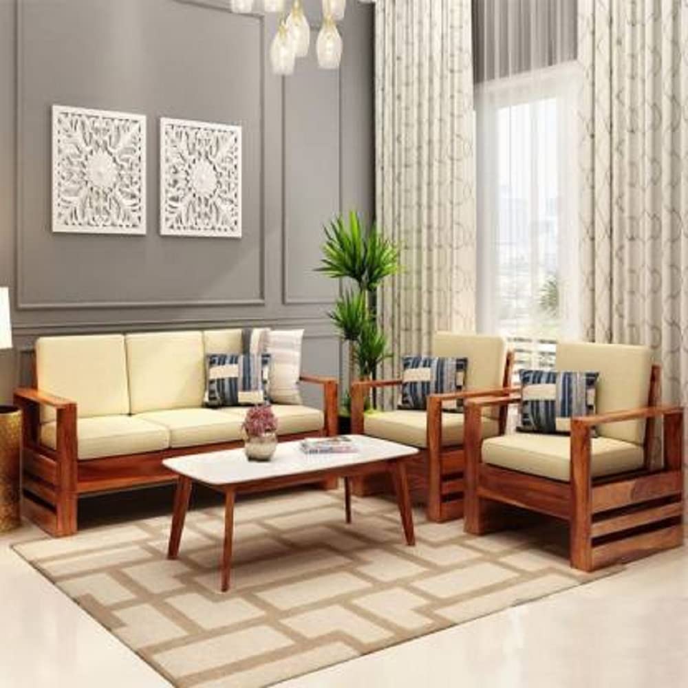 RK WOOD solid wood sofa set || wooden sofa set for living room | 5