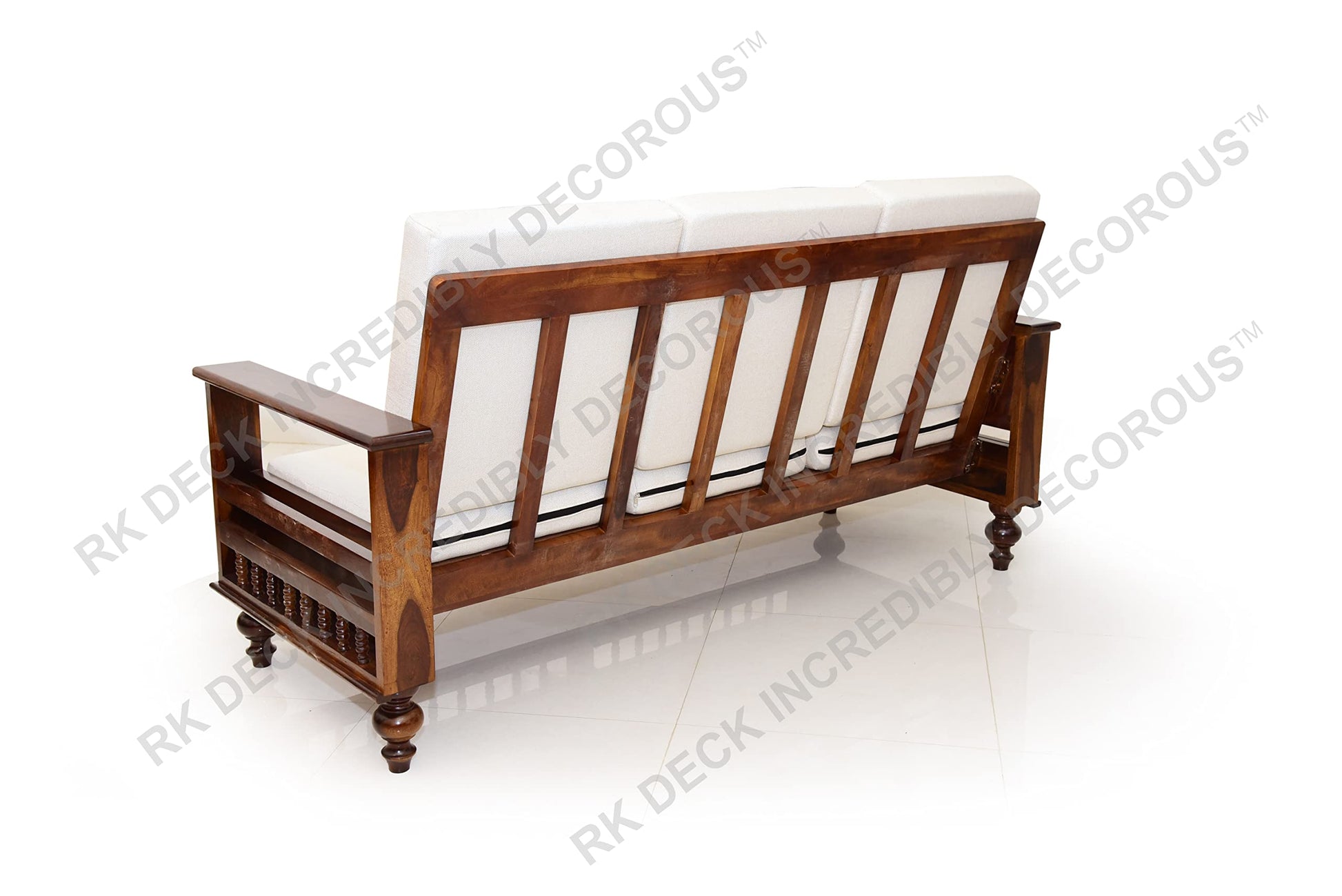 RK DECK Solid Sheesham wood Stylish and comfortable sofa set for home
