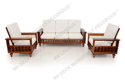 RK DECK Solid Sheesham wood Stylish and comfortable sofa set for home