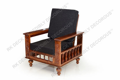 RK DECK Solid Sheesham wood Stylish and comfortable sofa set for home
