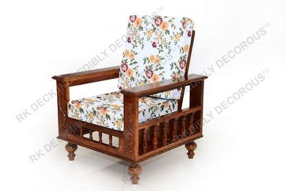 RK DECK Solid Sheesham wood Stylish and comfortable sofa set for home