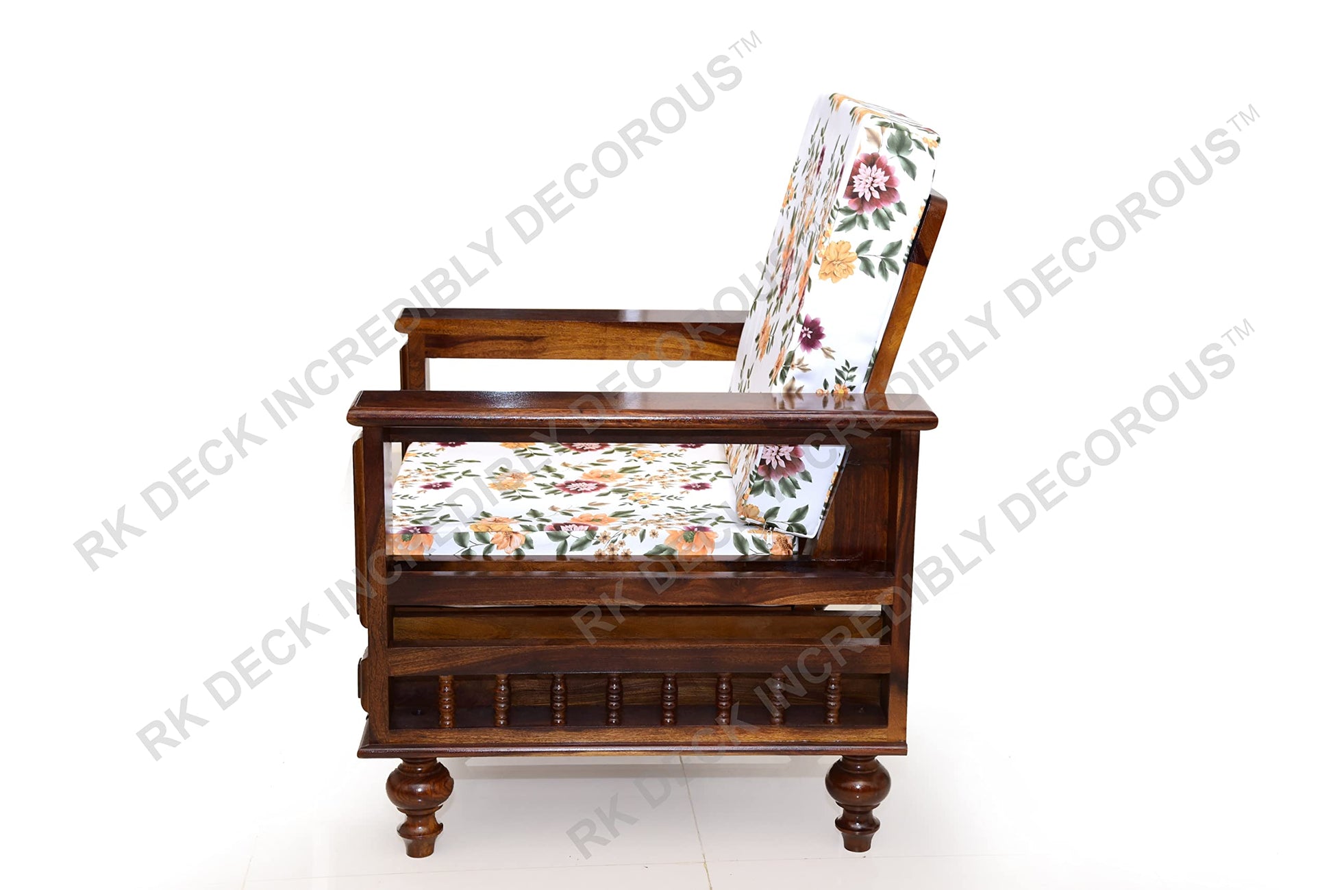 RK DECK Solid Sheesham wood Stylish and comfortable sofa set for home