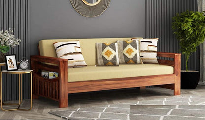 RK DECK Solid Sheesham wood Stylish and comfortable sofa set for home