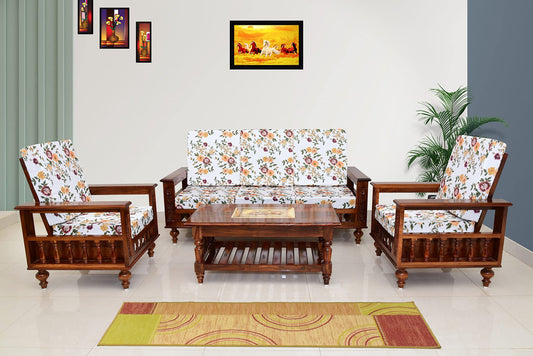RK DECK Solid Sheesham wood Stylish and comfortable sofa set for home