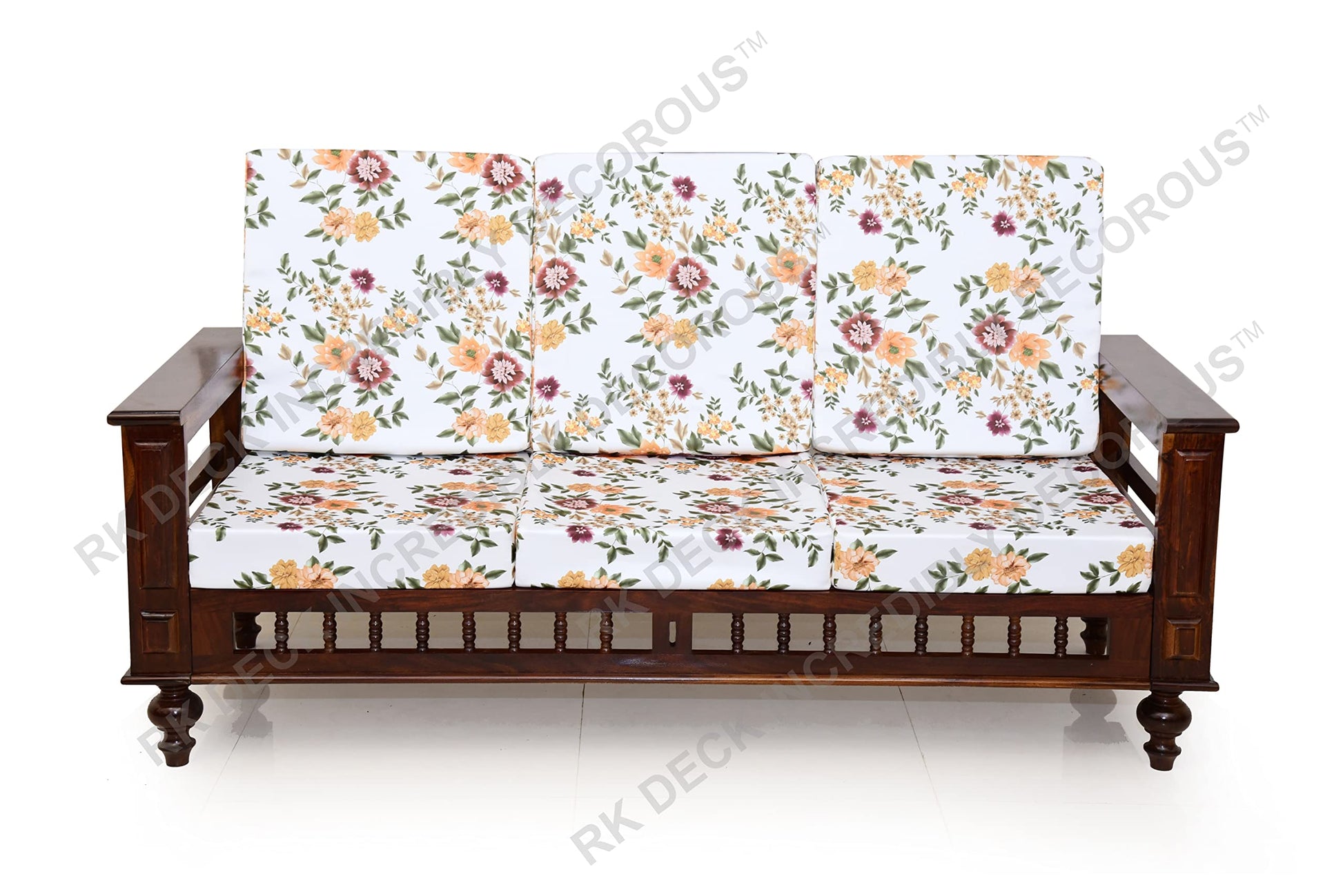 RK DECK Solid Sheesham wood Stylish and comfortable sofa set for home