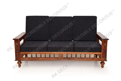 RK DECK Solid Sheesham wood Stylish and comfortable sofa set for home